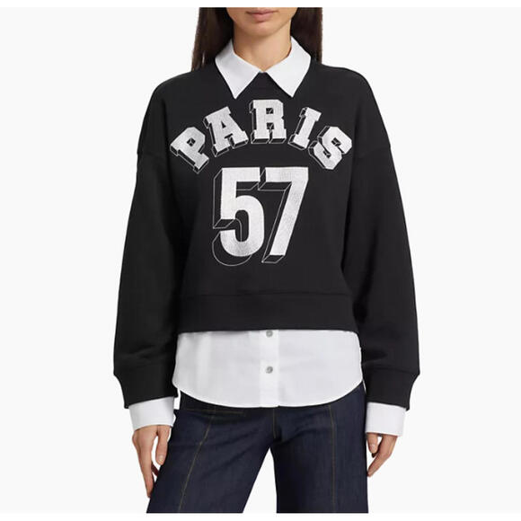 NEW, Cinq a Sept Heatset Paris 57 Justina Sweater Size M  #EP334 - Picture 4 of 12